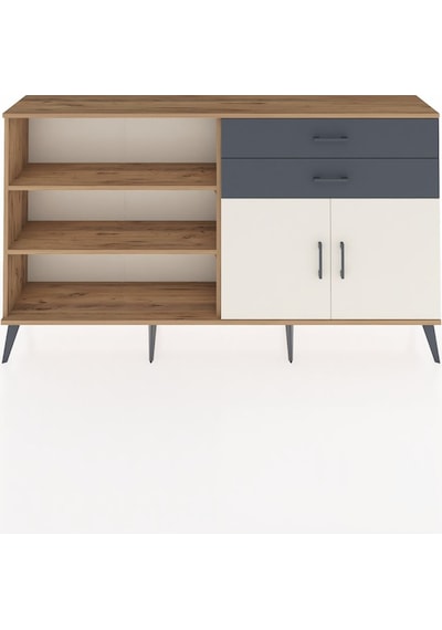 Arges Konsol 3 Raflı 2 Çekmeceli 2 Kapaklı 176x30x99 Çam-aytaşı/a Çam-aytaşı/antrasit Arges Konsol 3 Raflı 2 Çekmeceli 2 Kapaklı 176x30x99 Çam-aytaşı/a Çam-aytaşı/antrasit