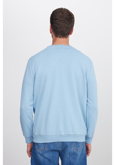 Tudors Unisex Relax Fit Rahat Kesim %100 Pamuk 3 İplik Basic Mavi Bisiklet Yaka Sweatshirt-35148 Mavi Tudors Unisex Relax Fit Rahat Kesim %100 Pamuk 3 İplik Basic Mavi Bisiklet Yaka Sweatshirt-35148 Mavi
