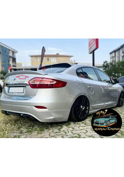Renault Fluence Bagaj Spoyler Fiberglass Boyasız