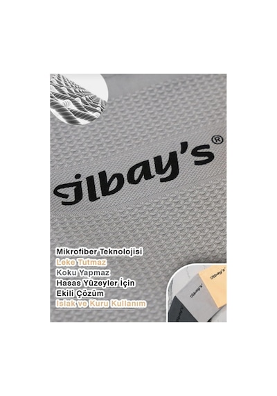 İlbay's 3'lü Mikrofiber Temizlik Bezi 40x60cm Baskılı Yeni Renk Serisi Genel
