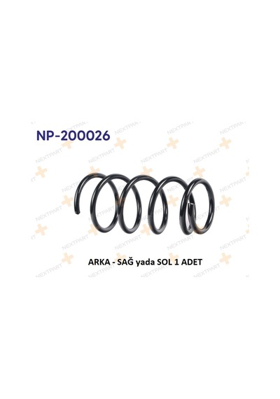 Helezon Yayı Arka Fiat Uno 45 60 70 S/sx 1,0 1,1 1,4 1,6 1,9d 1983-2006 7702378 Nextpart Np-200026