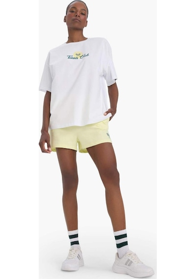 DeFactoFit Standart Fit Sporcu Kısa Paça Şort E3600AX25SMYL75