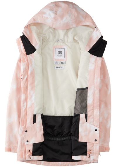 Dc Dc Kadın Snowboard Ceketi Cruiser Pembe Desenli Xmmz Pembe