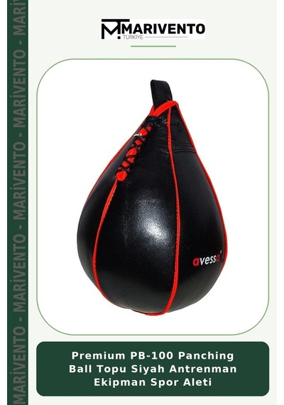 Premium Pb-100 Panching Ball Topu Siyah Antrenman Ekipman Spor Aleti