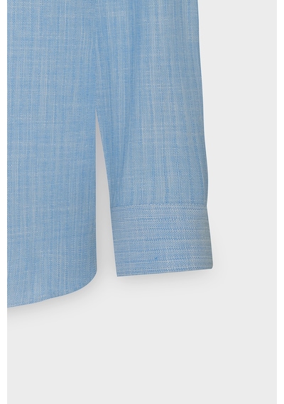 AC&Co / Altınyıldız Classics Erkek Yeşil Slim Fit Dar Kesim Düğmeli Yaka Flamlı Casual Gömlek 4A2022200073YSLXL Yeşil