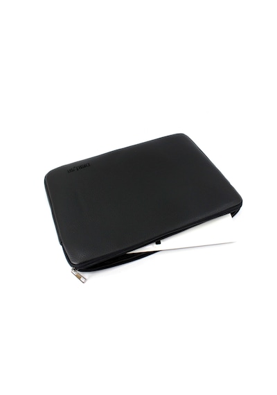 Deri,Se Club 1993 Orta Boy 13 Ve 14 İnç Macbook Kılıf, Notebook Laptop Çantası Siyah