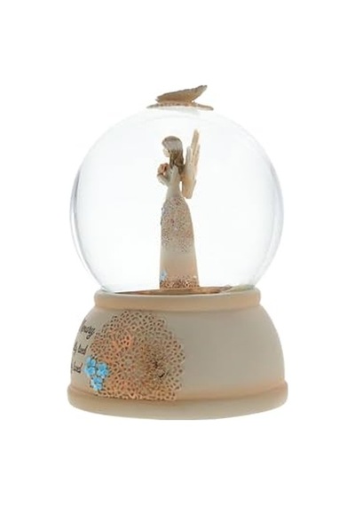 19061 Light Your Way Memorial İn Loving Memory Musical Water Globe, 100mm Diğer