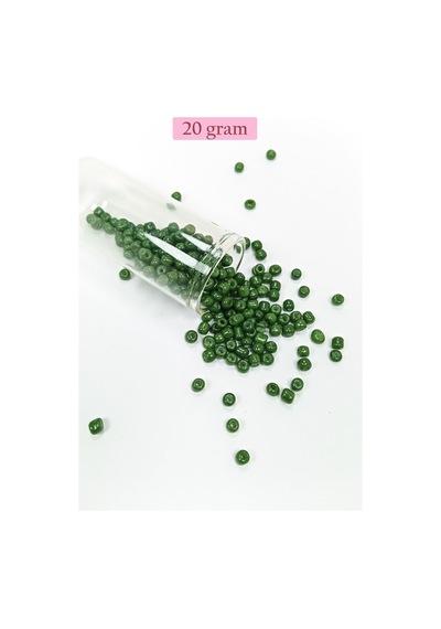 Dökme Cam Kum Boncuk Büyük Boy 6/0 4 Mm - 4 Renk - Toplam 80 Gram - Bnc408
