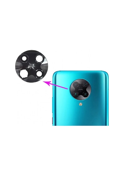 TE Xiaomi Uyumlu Poco F2 Pro Kamera Camı Lensi (Çıtasız Sade Cam)