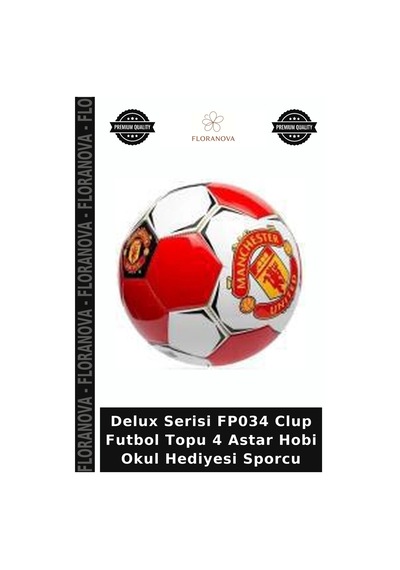 Delux Serisi Fp034 Clup Futbol Topu 4 Astar Hobi Okul Hediyesi Sporcu Çok Renkli