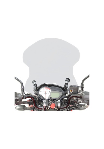 GP Kompozit Yamaha YS 125 2017-2020 Uyumlu Ön Cam Füme 50 cm