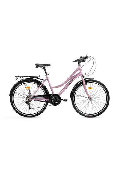 Bisan Smile Şehir Bisikleti 44 Cm V 28" 7 Vites Pudra Pembe Siyah Pembe - Siyah