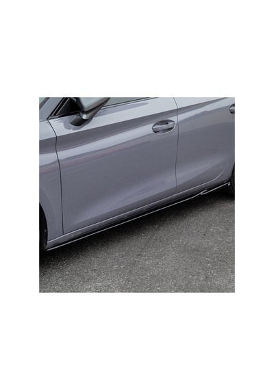 Cupra Leon 2020+ Piano Black Marşpiyel Seti Yan Etek / Side Skirt Kaplama Parlak Siyah