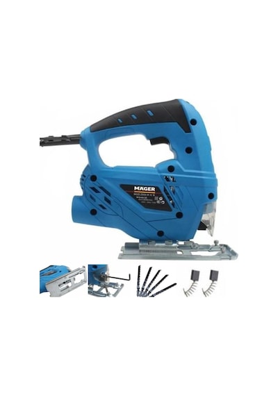 Mager Germany Tehcnology Mgr10700dm Sarı Dekupaj Testere 5 Adet Bıçak Yedek Kömür