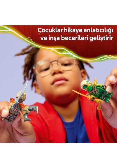 LEGO® NINJAGO® Lloyd, Toprak Canavarı Topacına Karşı 71850 -6 Yaş ve Üzeri için Minifigür İçeren Yaratıcı Oyuncak Yapım Seti (52P)