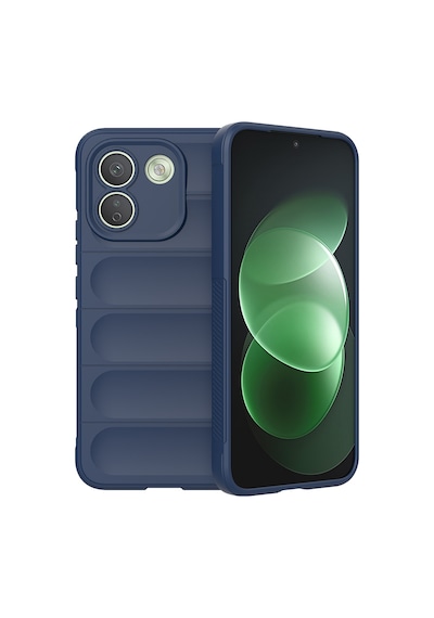 Xiaomi Redmi Note 17 Pro Max Kılıf Elde Tutma Kolaylıkla Kaydırmaz Kenar Line Dizayn Optietnik Kapak Lacivert