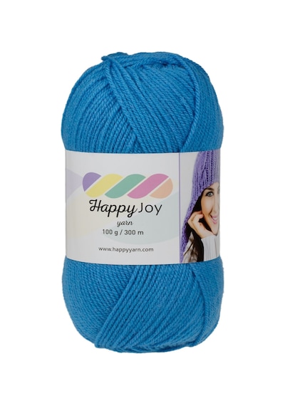 Kürkçü Han Happy Joy 100gr 300m El Örgü İpi Turkuaz Hj071