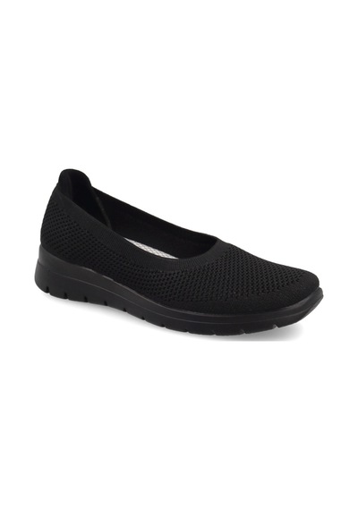 Babet Kadın 27 B39 Kq Fly Flot Cloth Woman Shoe Black Null Siyah
