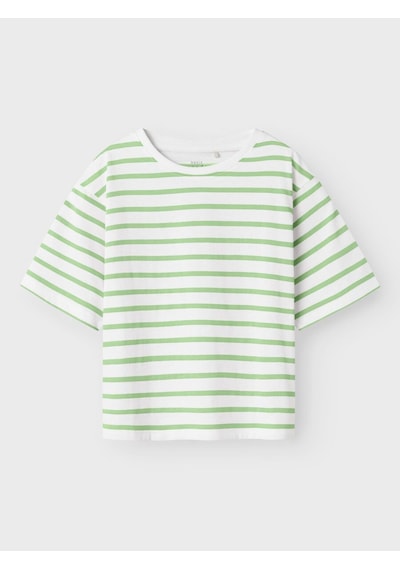 Name It Nkfvitanni Ss Short Rlx Top Unisex Çocuk T-shirt 13241646 Yeşil