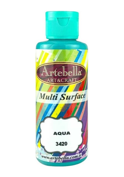 Artebella Multi Surface Boya Aqua 130 ML