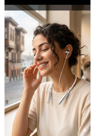 Ls 102 Bluetooth Kulaklığı 5.3 Versiyon Yüksek Şarj İle 130 Saat Bekleme Süreli 10 Metre Çekiş Menzilli Dışar Genel