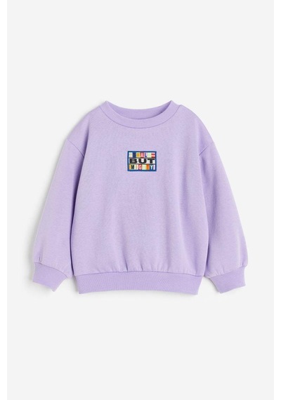 Kız Çocuk Sweatshirt Mor