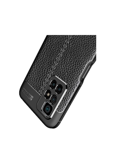 Xiaomi Redmi 10 Kılıf Deri Görünümlü Silikon Kamera Korumalı Üstün Koruma Pazarplus Lacivert