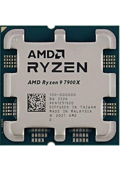 Amd Ryzen 9 7900x 78mb 12çekirdekli O/b Uhd Am5 170w Kutusuz+fansız