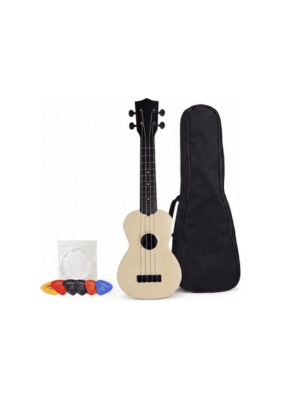 4 Telli Ukulele Bej Renk