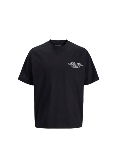 Jack & Jones Dust Script Erkek Siyah Tişört 12292982-b Siyah