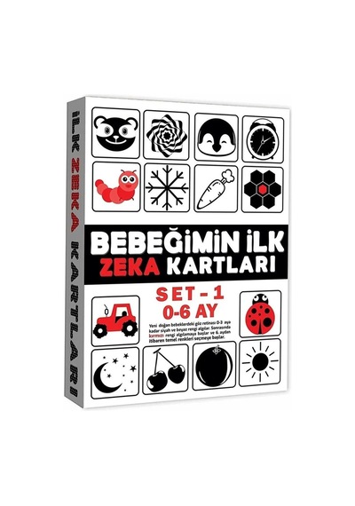 İlk Zeka Kartları Set-1 / 0-6 Ay
