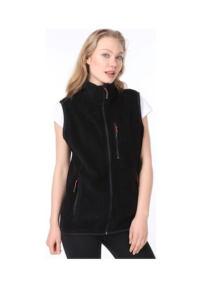 Ghassy Co. Kadın Polar Çok Cepli Trekking Lacivert Spor Yelek - 166217721