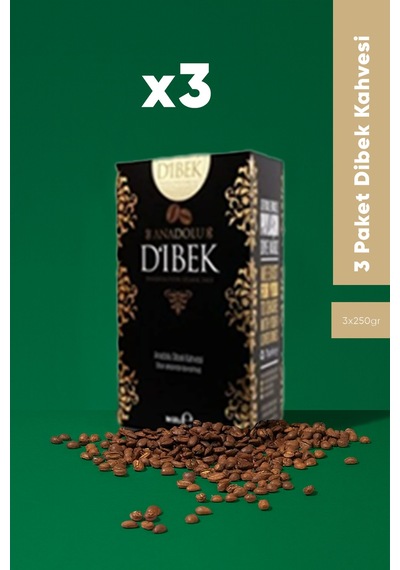 Geleneksel Dibek Kahvesi 200gr 3'lü Paket Türk Kahvesi