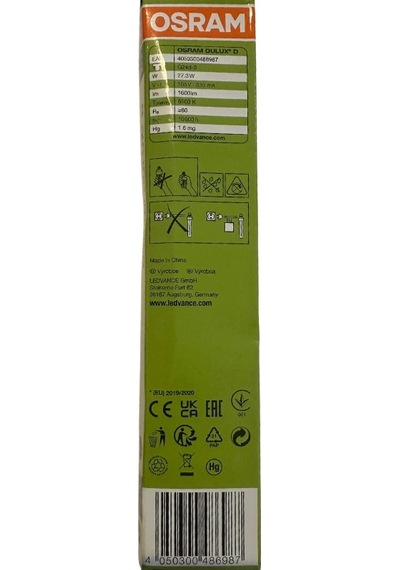 Osram Dulux D 26w 865 6500k Beyaz Işık 2pinli G24d-3 Duylu