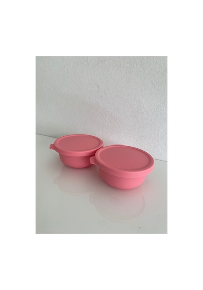 Aloha Kap 200ml 2li Saklama Kabı Pembe