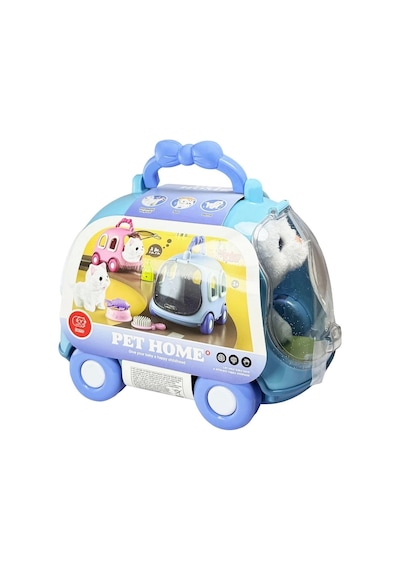 Jnd-6801 Taşıma Araba Çantalı Hareketli Pilli Kedi Set -vardem Oyuncak Standart