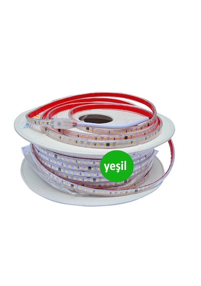 Şerit Led 120 Led 220v 100 Metre Makara Renk Seçimi-Metre Seçimi Yeşil-100 Metre