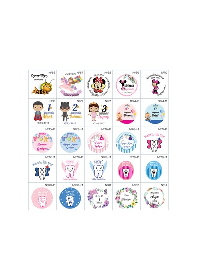 Famous Bebek Şekeri Magnet Bebek Mevlüt Hediyelik Isimli Kapak Açacak  (434856292)