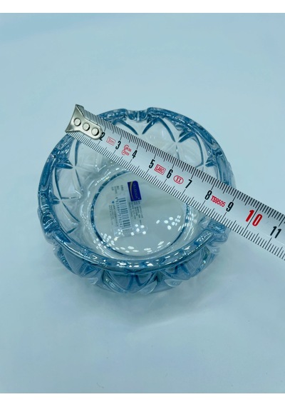 Delisoga Marka Kristal Cam Yuvarlak Küllük //10cm