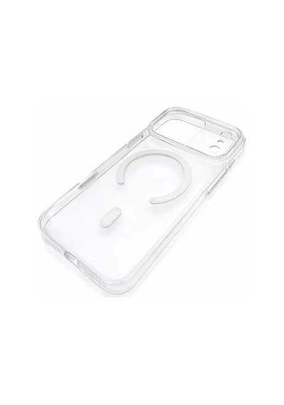 İphone 17 Pro İle Uyumlu Magsafe Özellikli Hybrid Animasyonlu Sararmaz Pc Kılıf Şeffaf