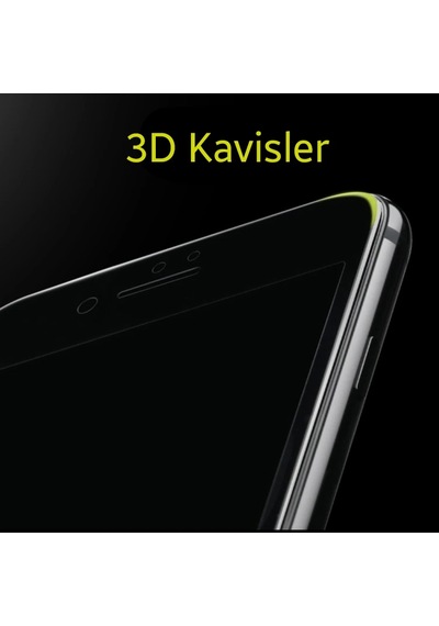 Apple, Uyumlu iPhone Se3-se2 Apple, Uyumlu iPhone 8-7 3d Full Privacy Gizlilik Kırılmaz Cam Ekran Koruyucu- 5775