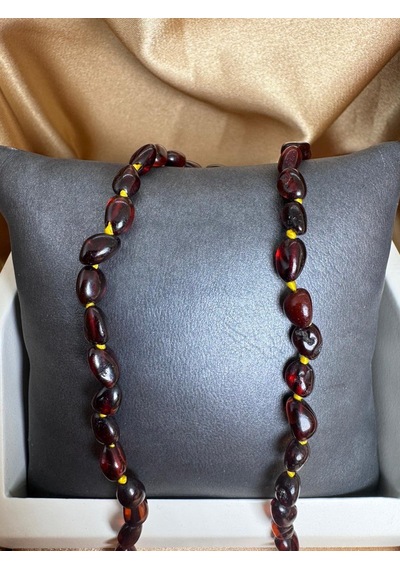 Kehribar Kolye 0-6 Yaş / 32-38 Cm Gösterildiği Gibi