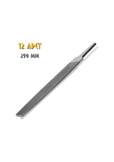 Sgs Yassı Düz Eğe Ora Dişli 10" - 250 Mm. - 12 Adet