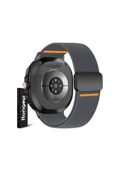 Rongep Stretch Loop Watch 9/8 44mm/40mm/classic 46mm İle Uyumlu Kordon Manyetik Tokalı Watch 9 44mm Kordonu Terletmeyen Elastik Kumaşlı Watch 9 Kordon Bluegray Sku: Zeus8690010099273