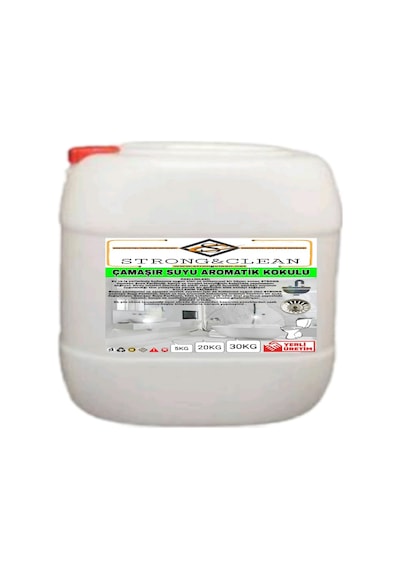 Strong&Clean Çamaşır Suyu Aromatik Kokulu 30 KG