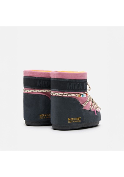 Hj05 Grey/rose Bot Kar Kadın 80d1409730 Moon Boot Mb X Gır Icon Low Suede Beads Hj05 Grey/rose
