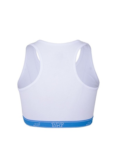 Brz Kids Kız Çocuk Büstiyer Crop Atlet Sporcu Atlet Beyaz