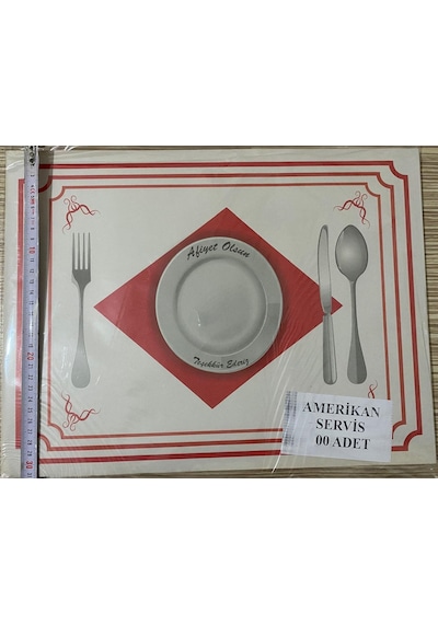 500 Adet Amerikan Servis Kağıdı Sunum Servis Kağıdı Büyük Boy 30x40 Cm Beyaz