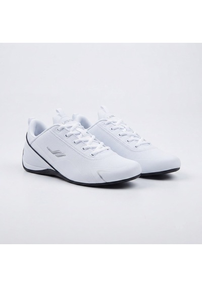 Lescon Smash 9 Erkek İnce Taban Rahat Hafif Sneaker Spor Ayakkabı Beyaz