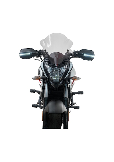 Gp Kompozit Bajaj Dominar 250 / 400 2017-2024 Uyumlu Led Sinyalli Elcik Koruma Siyah